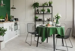 Krzesło Dill z poduszką Black metalowe