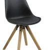 Krzesło Dima black/ dąb