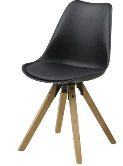 Krzesło Dima black/ dąb