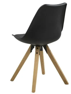 Krzesło Dima black/ dąb