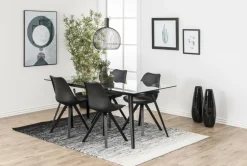 Krzesło Dima black z tworzywa