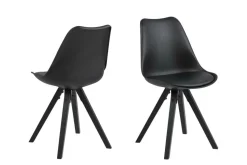 Krzesło Dima black z tworzywa
