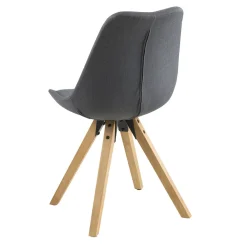 Krzesło Dima dark grey tapicerowane