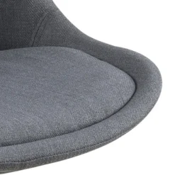 Krzesło Dima dark grey tapicerowane