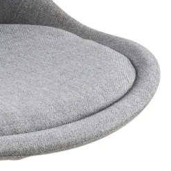 Krzesło Dima light grey tapicerowane