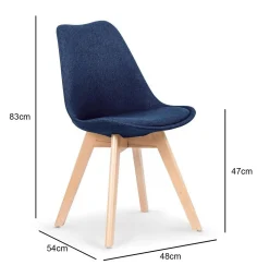 Krzesło Dimi granatowe/ buk