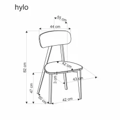 Krzesło Elana szare