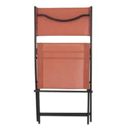 Krzesło Elba składane outdoor terrakota