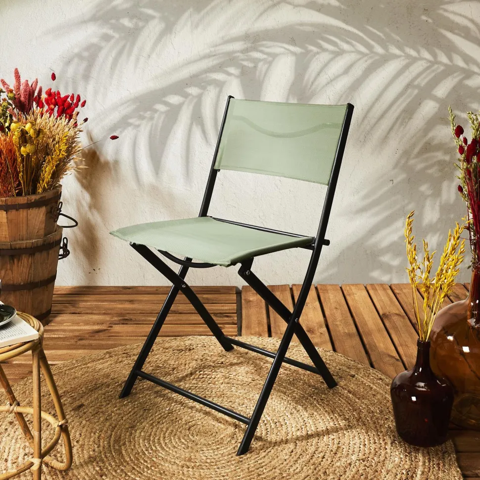 Krzesło Elba składane outdoor zielone