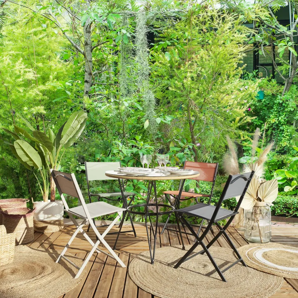 Krzesło Elba składane outdoor zielone