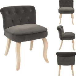 Krzesło Eleonora szare