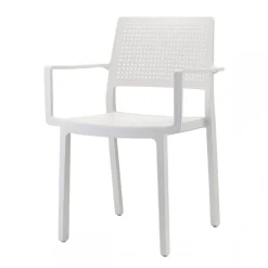 Krzesło Emi Arm terracotta z tworzywa