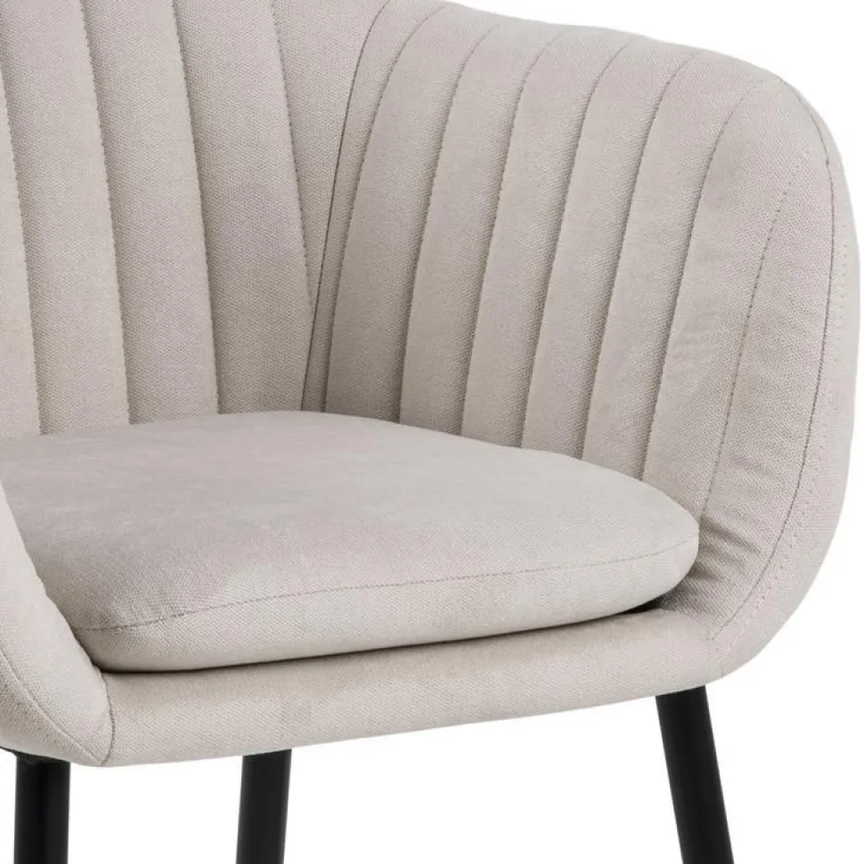 Krzesło Emilia beżowe paski