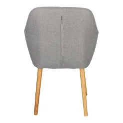 Krzesło Emilia szare tapicerowane