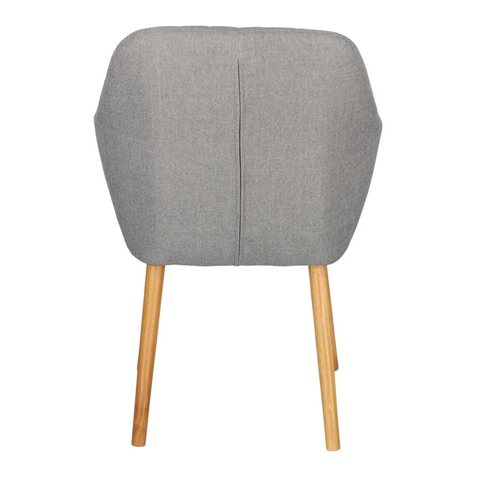 Krzesło Emilia szare tapicerowane