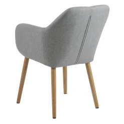 Krzesło Emilia szare tapicerowane