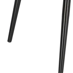 Krzesło Emilia Velvet dusty rose/black tapicerowane