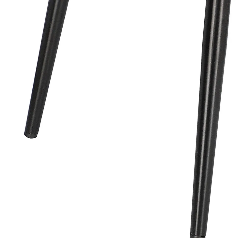 Krzesło Emilia Velvet dusty rose/black tapicerowane