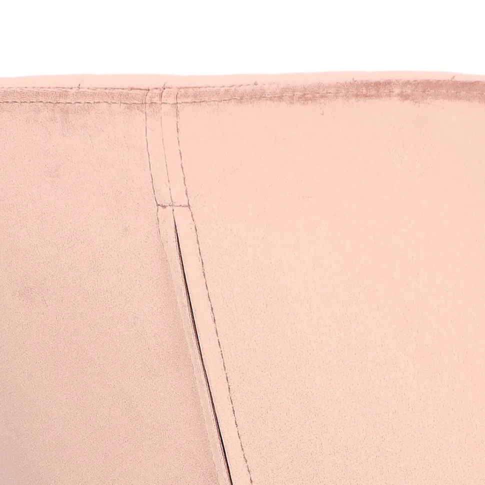 Krzesło Emilia Velvet dusty rose/black tapicerowane