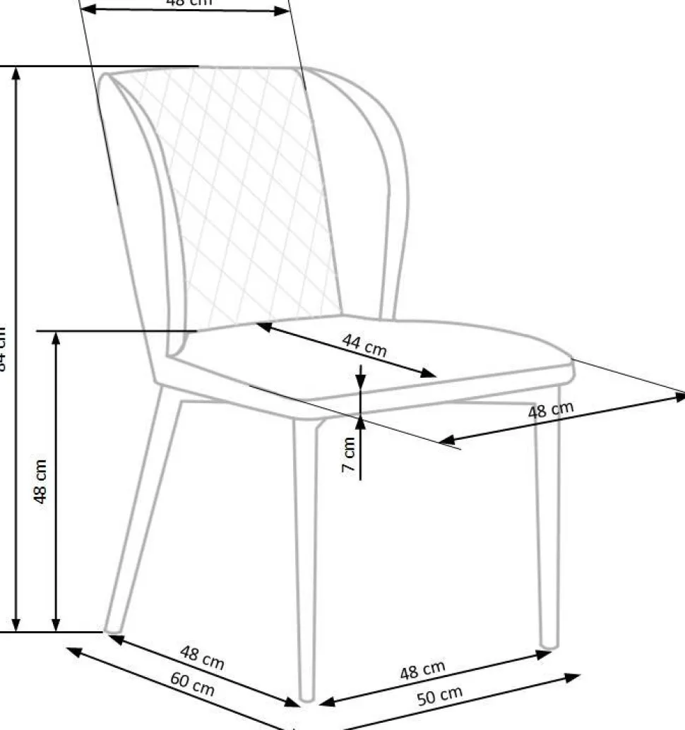 Krzesło Emmy borodowe