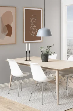 Krzesło Eris PP białe z tworzywa