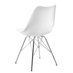 Krzesło Eris PP białe z tworzywa