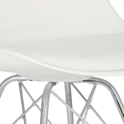 Krzesło Eris PP białe z tworzywa