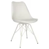 Krzesło Eris PP białe/białe z tworzywa