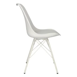 Krzesło Eris PP białe/białe z tworzywa