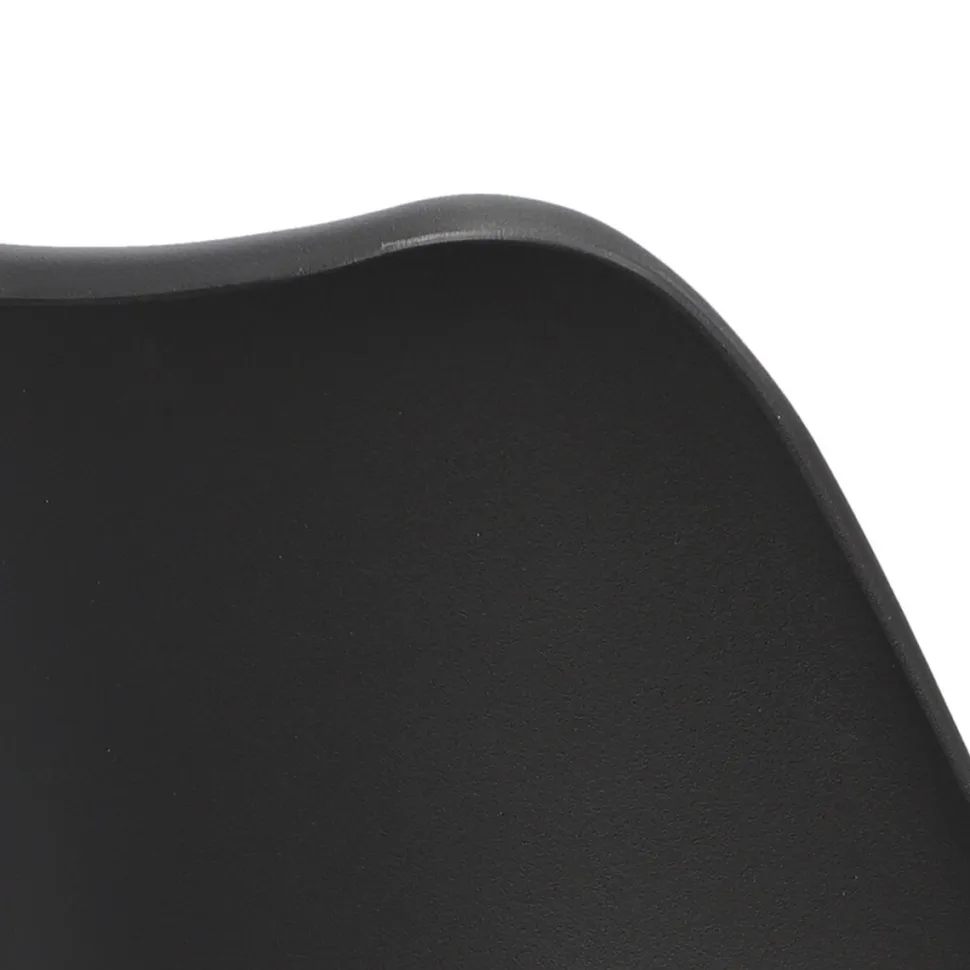 Krzesło Eris PP czarne/czarne z tworzywa