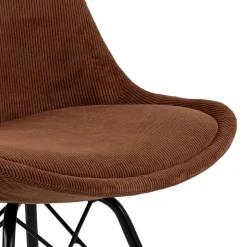 Krzesło Eris Sztruks Cooper tapicerowane