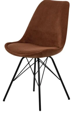 Krzesło Eris Sztruks Cooper tapicerowane