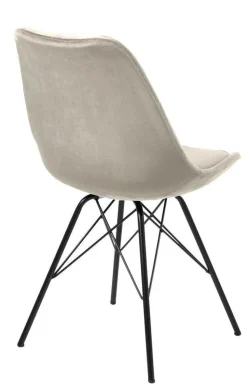 Krzesło Eris VIC piaskowe tapicerowane