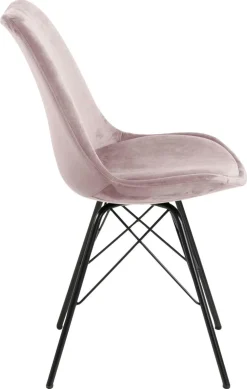 Krzesło Eris VIC różowe tapicerowane