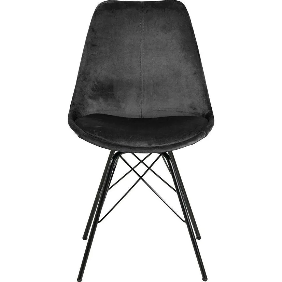 Krzesło Eris VIC szare tapicerowane