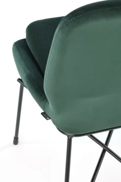Krzesło Estelle zielone