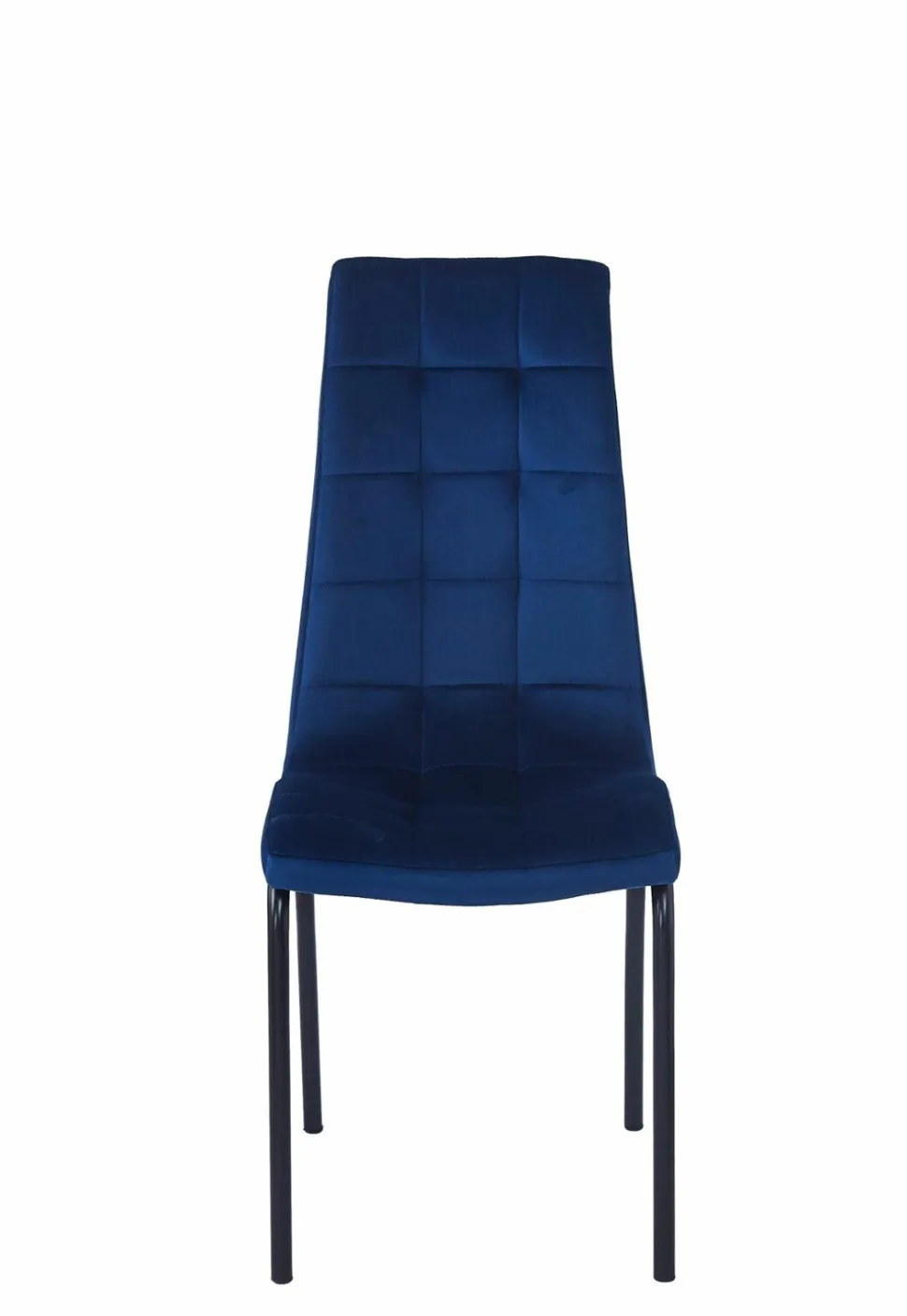 Krzesło Ezara Velvet niebieskie