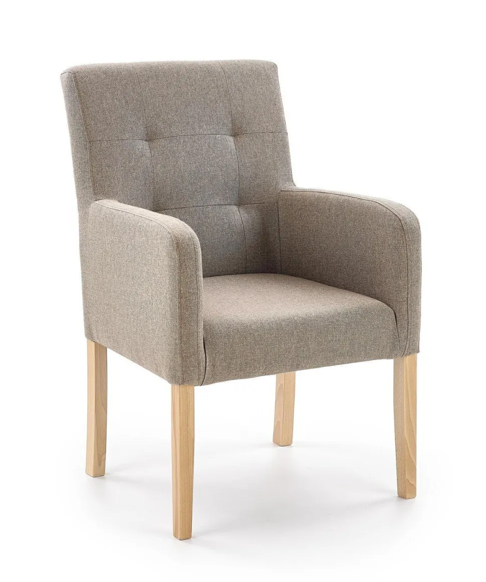 Krzesło Filem ciemny beż tkanina Inari