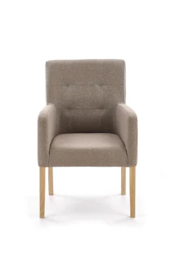 Krzesło Filem ciemny beż tkanina Inari