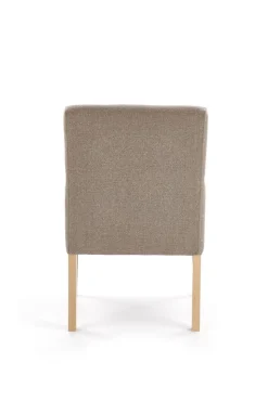 Krzesło Filem ciemny beż tkanina Inari