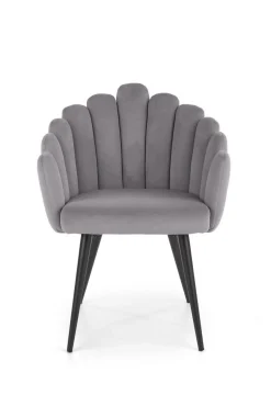 Krzesło Finger szare velvet