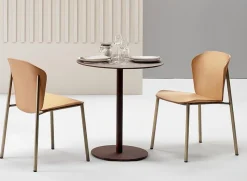 Krzesło Finn bejcowane białe antracyt drewniane