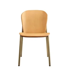 Krzesło Finn bejcowane jasny orzech bron drewniane