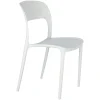 Krzesło Flexi białe z tworzywa