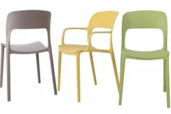 Krzesło Flexi białe z tworzywa