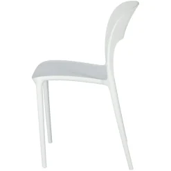 Krzesło Flexi białe z tworzywa