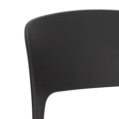 Krzesło Flexi czarne z tworzywa