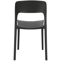Krzesło Flexi czarne z tworzywa