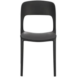 Krzesło Flexi czarne z tworzywa