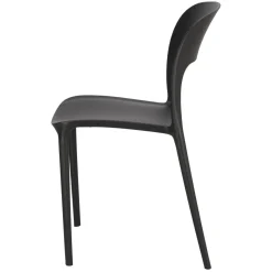 Krzesło Flexi czarne z tworzywa